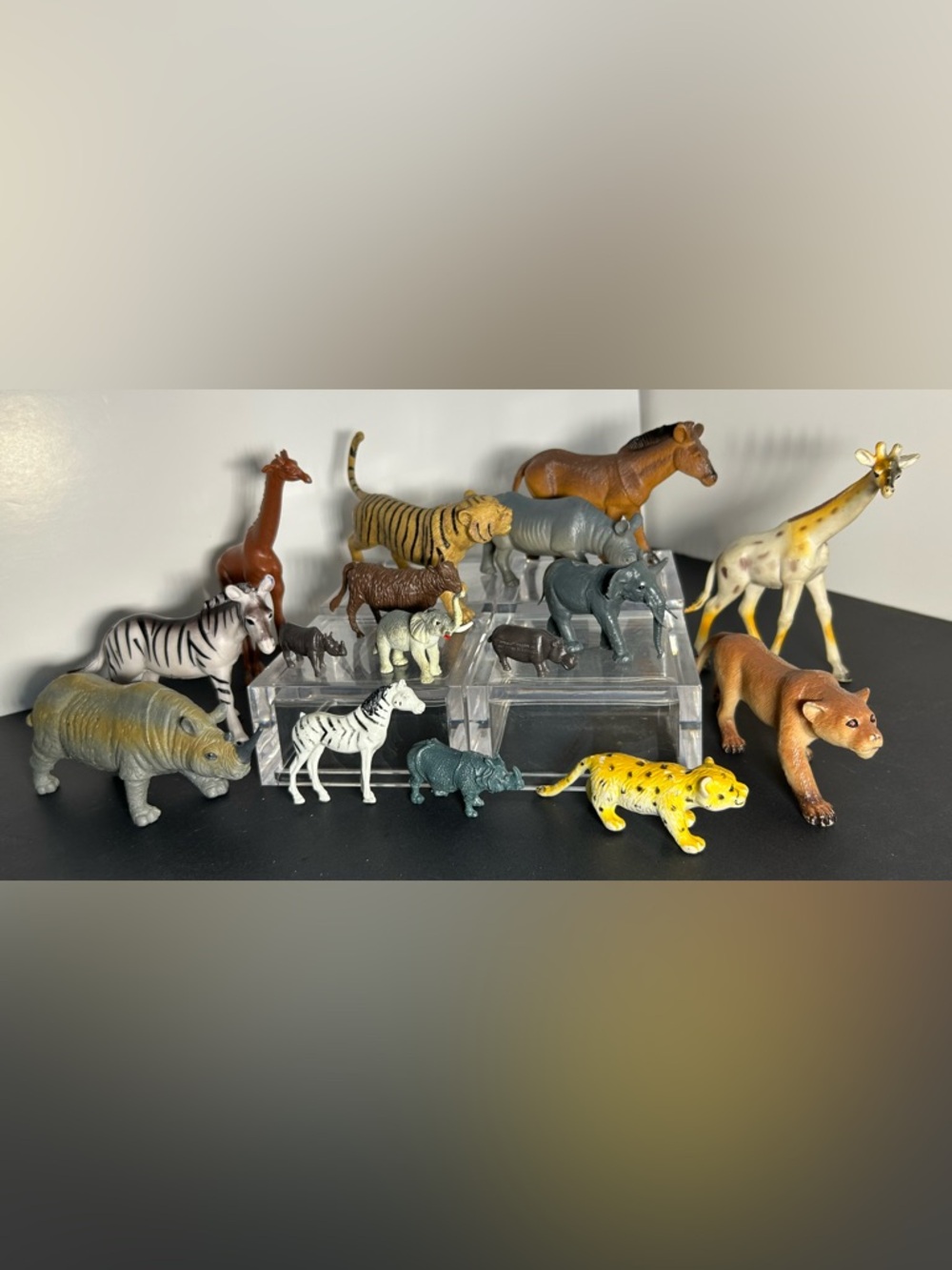 Assorted Safari Animal Toy Figures